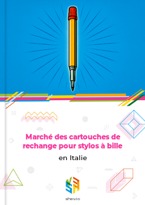 Marché des cartouches de rechange pour stylos à bille en Italie