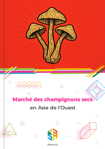 Marché des champignons secs en Asie de l'Ouest