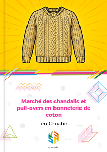 Marché des chandails et pull-overs en bonneterie de coton en Croatie