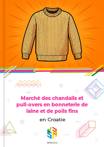 Marché des chandails et pull-overs en bonneterie de laine et de poils fins en Croatie