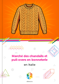 Marché des chandails et pull-overs en bonneterie en Italie