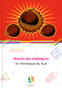 Marché des châtaignes en Amérique du Sud