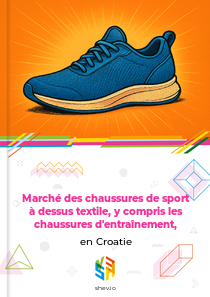 Marché des chaussures de sport à dessus textile, y compris les chaussures d'entraînement, en Croatie
