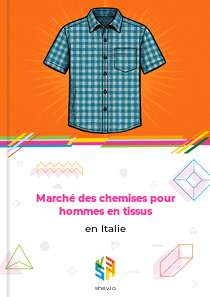 Marché des chemises pour hommes en tissus en Italie