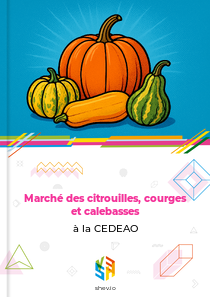 Marché des citrouilles, courges et calebasses à la CEDEAO