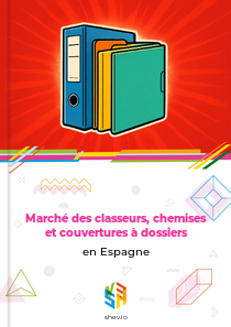Marché des classeurs, chemises et couvertures à dossiers en Espagne