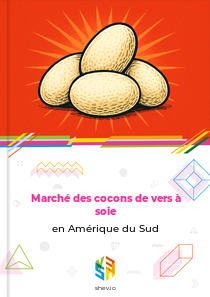 Marché des cocons de vers à soie en Amérique du Sud