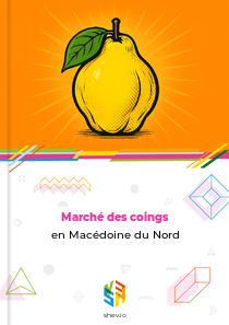 Marché des coings en Macédoine du Nord