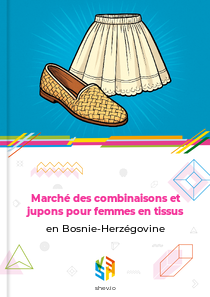 Marché des combinaisons et jupons pour femmes en tissus en Bosnie-Herzégovine