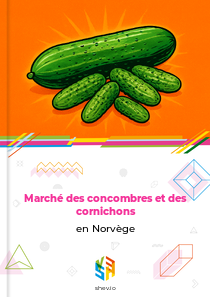 Marché des concombres et des cornichons en Norvège