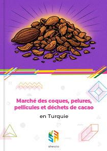 Marché des coques, pelures, pellicules et déchets de cacao en Turquie