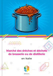 Marché des drêches et déchets de brasserie ou de distillerie en Italie