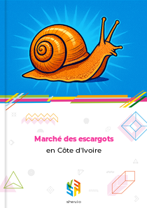 Marché des escargots en Côte d'Ivoire