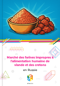 Marché des farines impropres à l'alimentation humaine de viande et des cretons en Russie