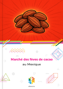Marché des fèves de cacao au Mexique