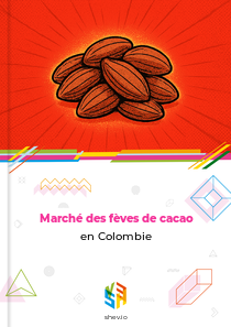 Marché des fèves de cacao en Colombie