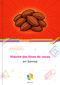 Marché des fèves de cacao en Samoa