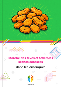 Marché des fèves et féveroles sèches écossées dans les Amériques