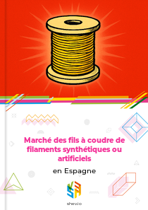 Marché des fils à coudre de filaments synthétiques ou artificiels en Espagne