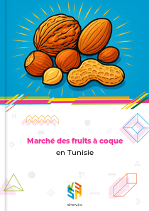 Marché des fruits à coque en Tunisie