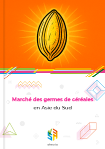 Marché des germes de céréales en Asie du Sud