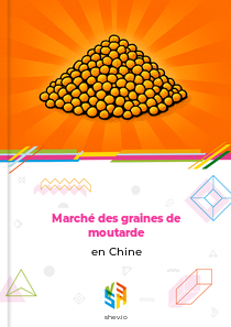 Marché des graines de moutarde en Chine