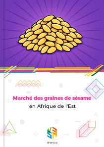 Marché des graines de sésame en Afrique de l'Est