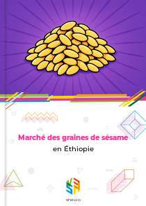 Marché des graines de sésame en Éthiopie