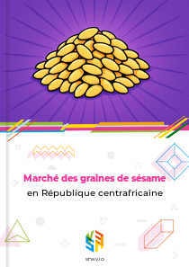 Marché des graines de sésame en République centrafricaine