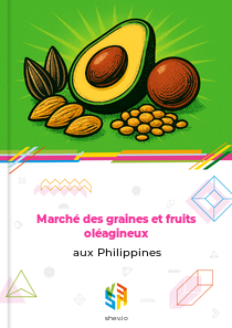 Marché des graines et fruits oléagineux aux Philippines