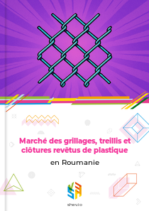 Marché des grillages, treillis et clôtures revêtus de plastique en Roumanie