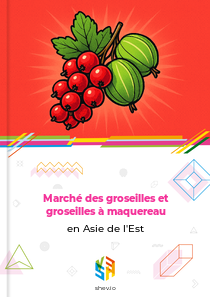 Marché des groseilles et groseilles à maquereau en Asie de l'Est