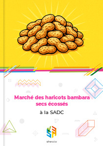 Marché des haricots bambara secs écossés à la SADC