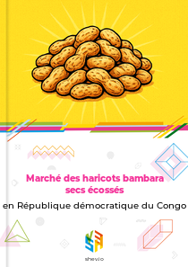 Marché des haricots bambara secs écossés en République démocratique du Congo