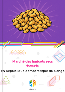 Marché des haricots secs écossés en République démocratique du Congo