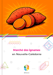 Marché des ignames en Nouvelle-Calédonie