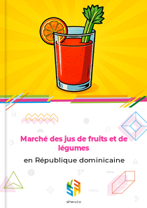 Marché des jus de fruits et de légumes en République dominicaine