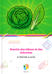 Marché des laitues et des chicorées à Sainte-Lucie