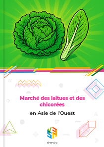 Marché des laitues et des chicorées en Asie de l'Ouest
