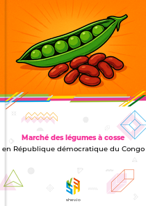 Marché des légumes à cosse en République démocratique du Congo