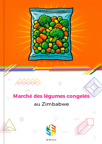 Marché des légumes congelés au Zimbabwe