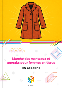 Marché des manteaux et anoraks pour femmes en tissus en Espagne