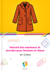 Marché des manteaux et anoraks pour femmes en tissus en Grèce