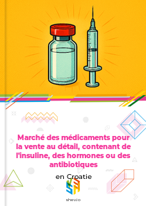 Marché des médicaments pour la vente au détail, contenant de l'insuline, des hormones ou des antibiotiques en Croatie