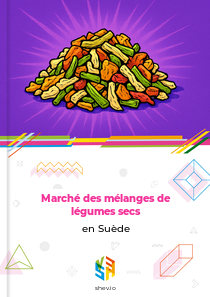 Marché des mélanges de légumes secs en Suède