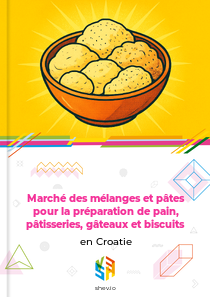 Marché des mélanges et pâtes pour la préparation de pain, pâtisseries, gâteaux et biscuits en Croatie
