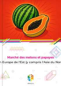Marché des melons et papayes en Europe de l'Est (y compris l'Asie du Nord)