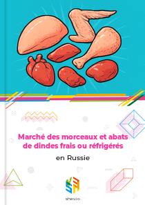 Marché des morceaux et abats de dindes frais ou réfrigérés en Russie