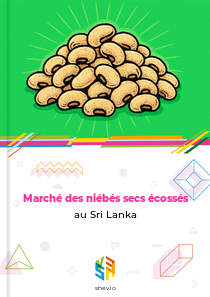Marché des niébés secs écossés au Sri Lanka
