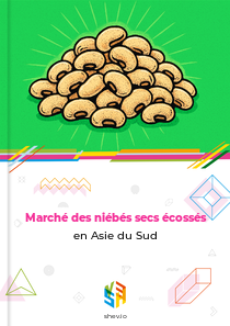 Marché des niébés secs écossés en Asie du Sud